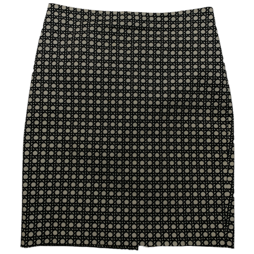 Ann Taylor Pencil Skirt Size 8 Cream Black